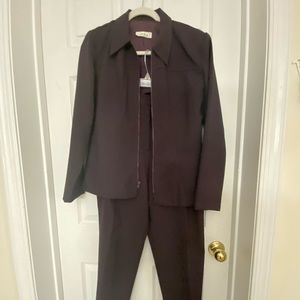 Dark purple pant set